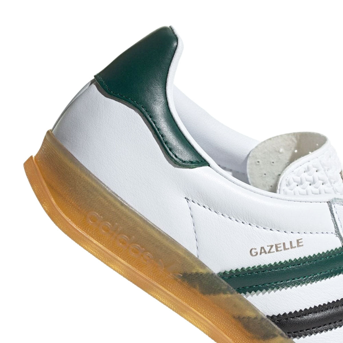 adidas - GAZELLE INDOOR WMNS FTWWHT/CGRN 【IE2957】