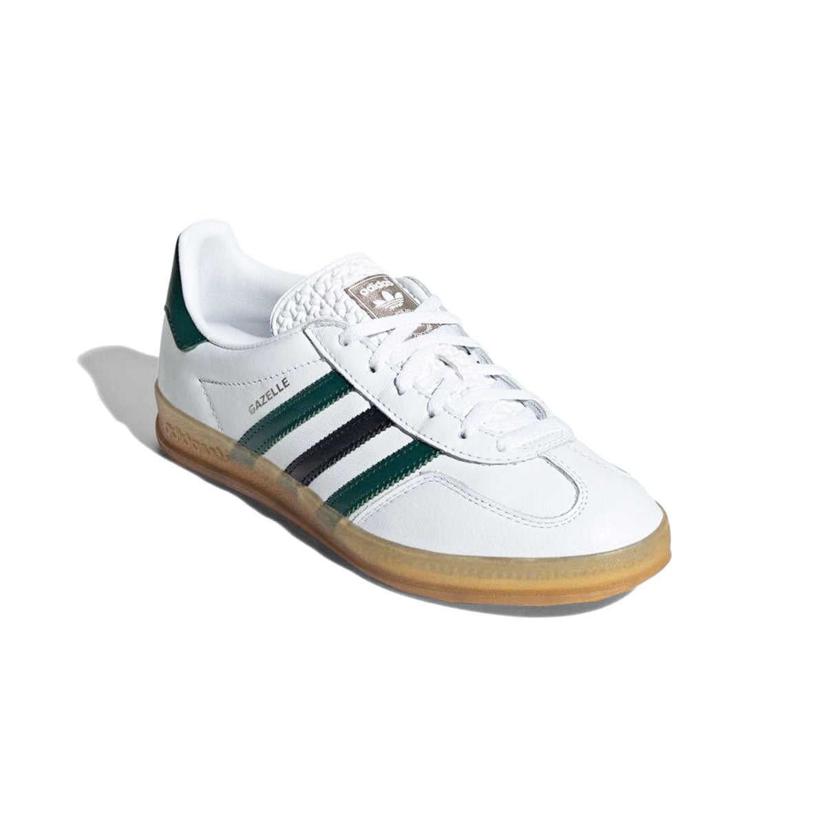 adidas - GAZELLE INDOOR WMNS FTWWHT/CGRN 【IE2957】