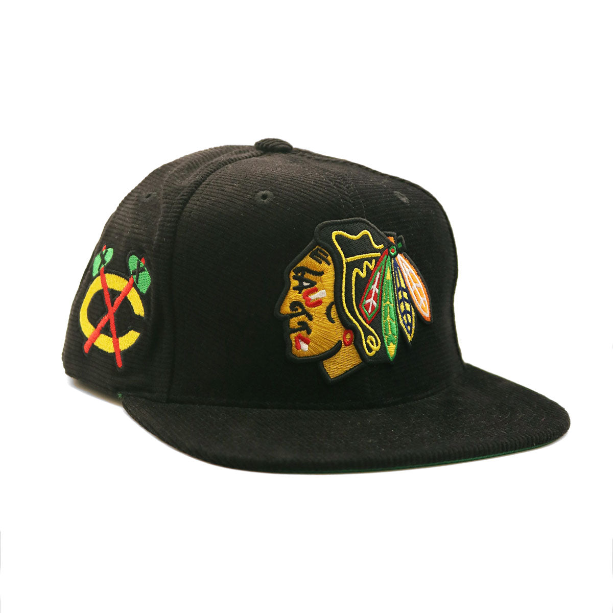 Mitchell&Ness - CBHBLCK F NHL SNAPBACK BLACKHAWKS【HHSS6057】