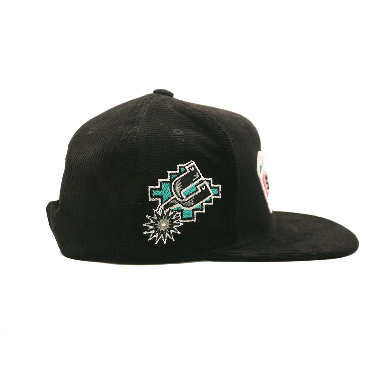 Mitchell&Ness - SASBLCK F ALL DIRECTIONS SNAPBACK HW SPURS【HHSS5814】