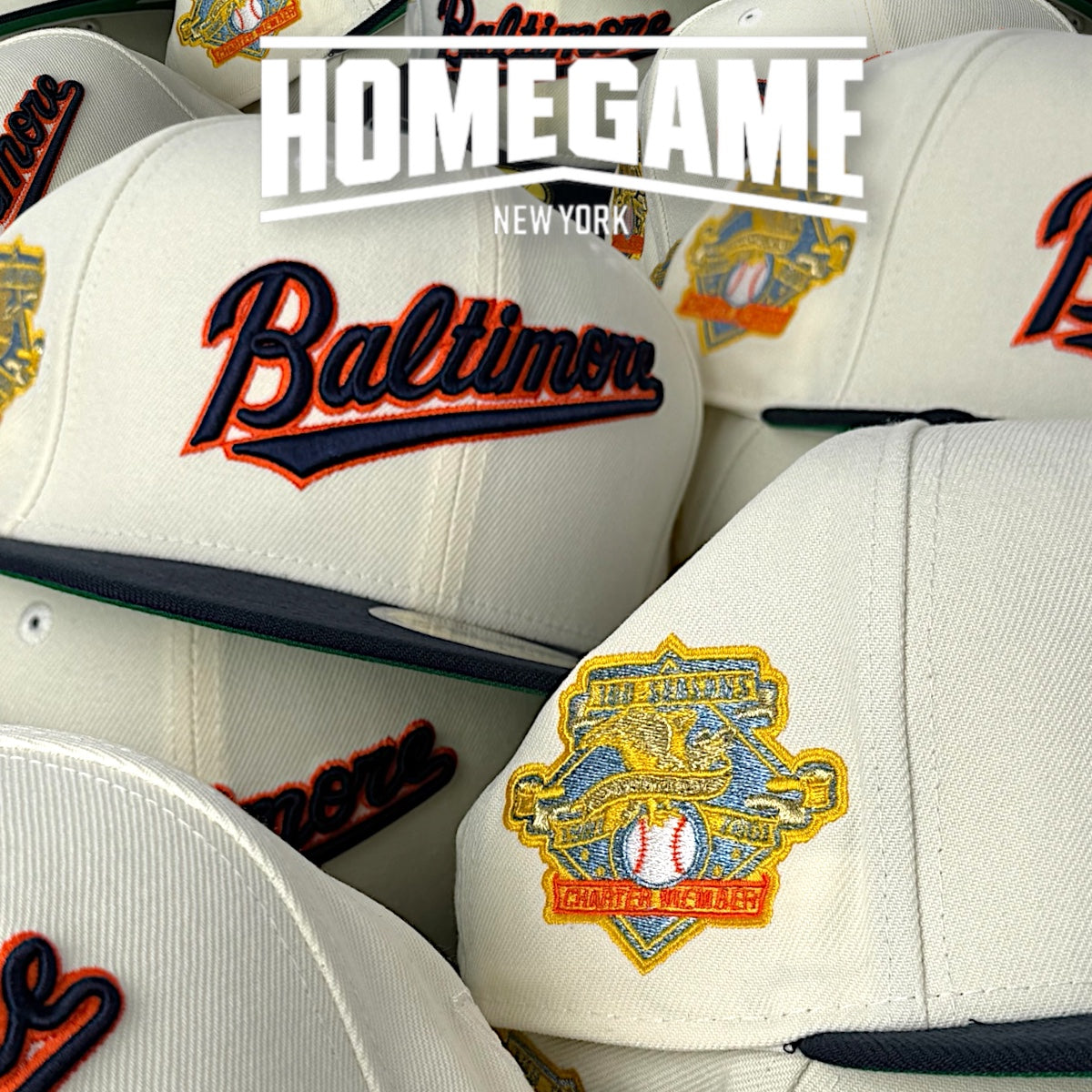 NEW ERA Baltimore Orioles - 59FIFTY 1981 Chrome CREAM/NAVY