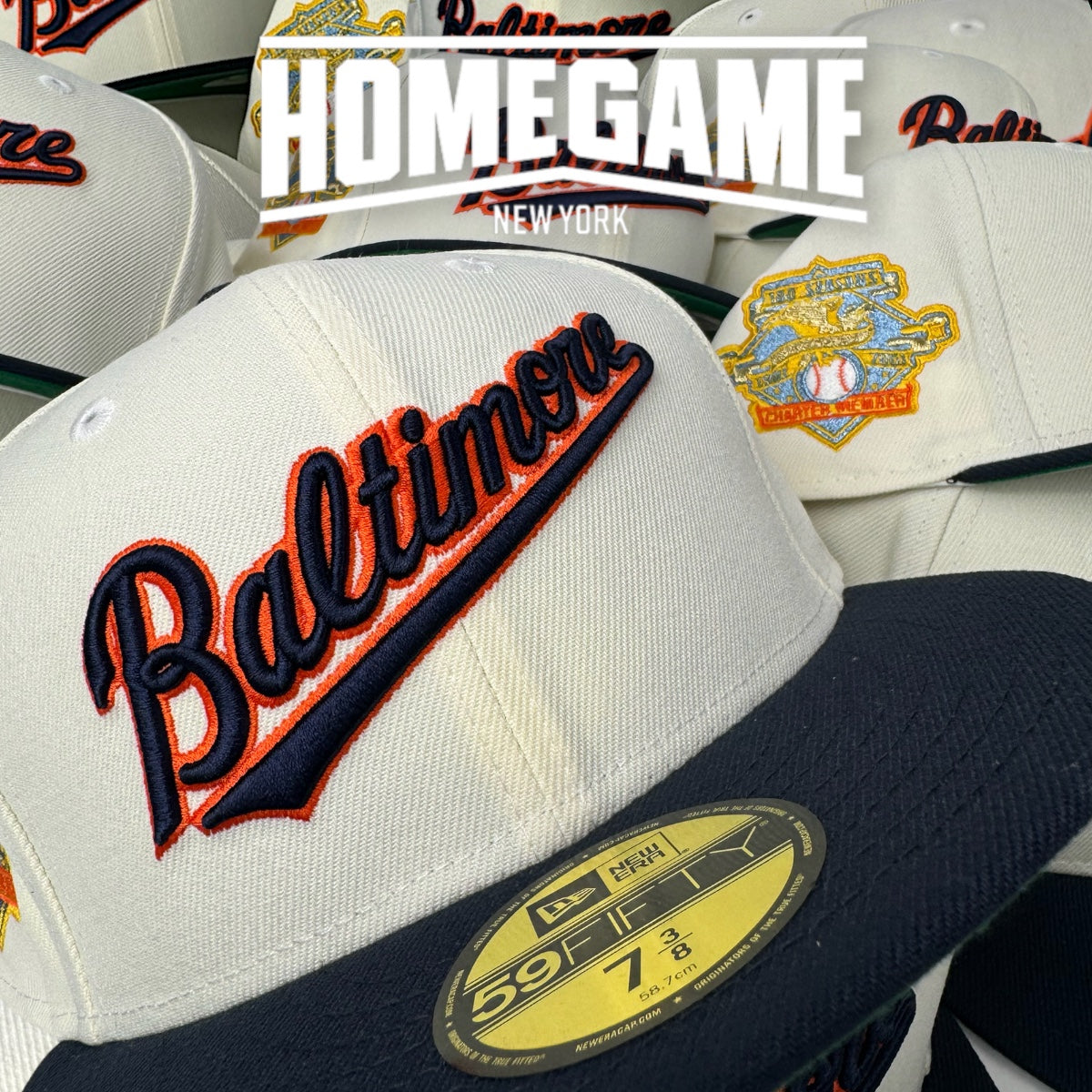 NEW ERA Baltimore Orioles - 59FIFTY 1981 Chrome CREAM/NAVY