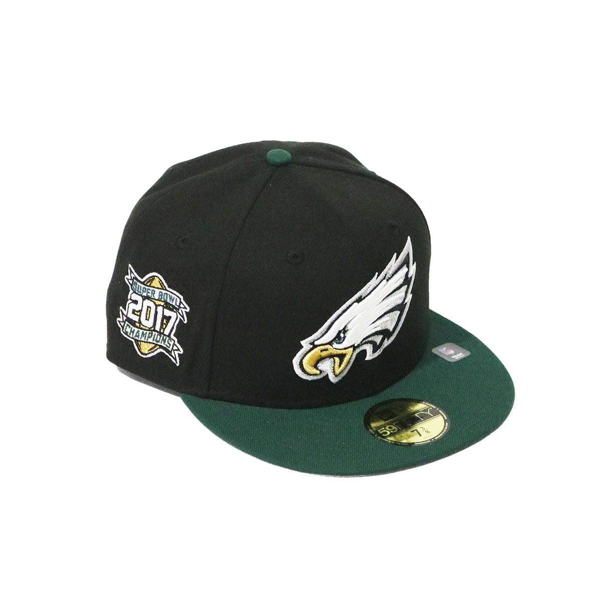 NEW ERA Philadelphia Eagles - 59FIFTY 2017 Super Bowl Black/Dark Green