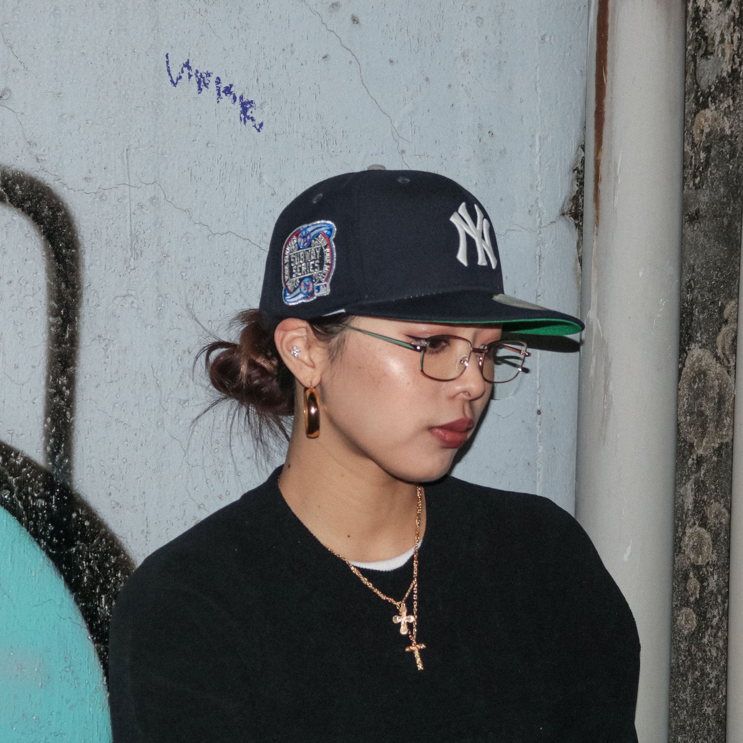 NEW ERA NEW YORK YANKEES - 59FIFTY CO SUBWAY SERIES 2000 NAVY