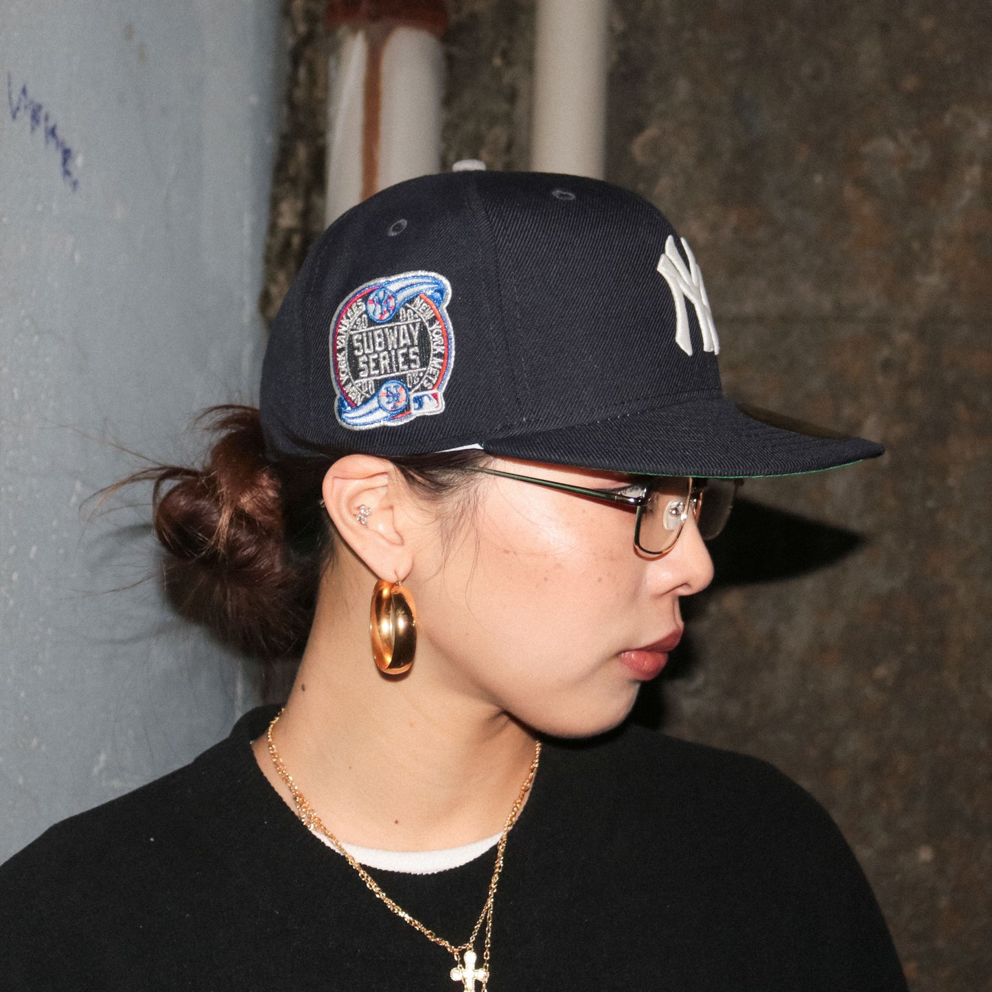 NEW ERA NEW YORK YANKEES - 59FIFTY CO SUBWAY SERIES 2000 NAVY