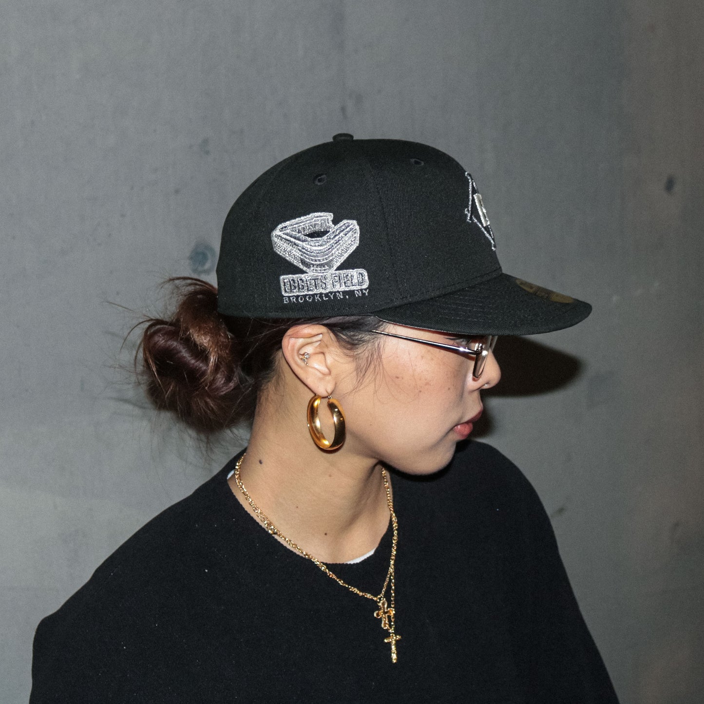 NEW ERA BROOKLYN DODGERS - 59FIFTY CO EBBETS FIELD BLACK/SILVER