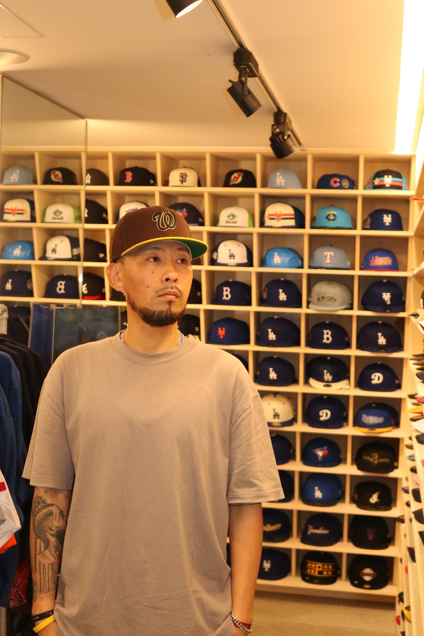 NEW ERA WASHINGTON NATIONALS - 59FIFTY CO BURNTWOOD/AGOLD 【70940905】