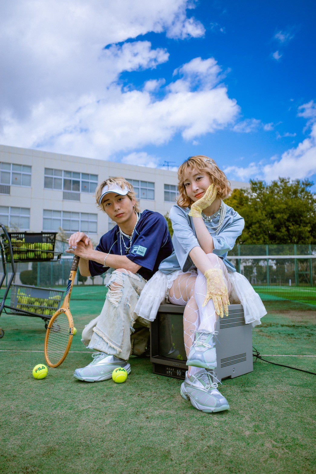 FILA REPLICA 2002 X RENA METALLIC SILVER/GREEN【USS25036-250】