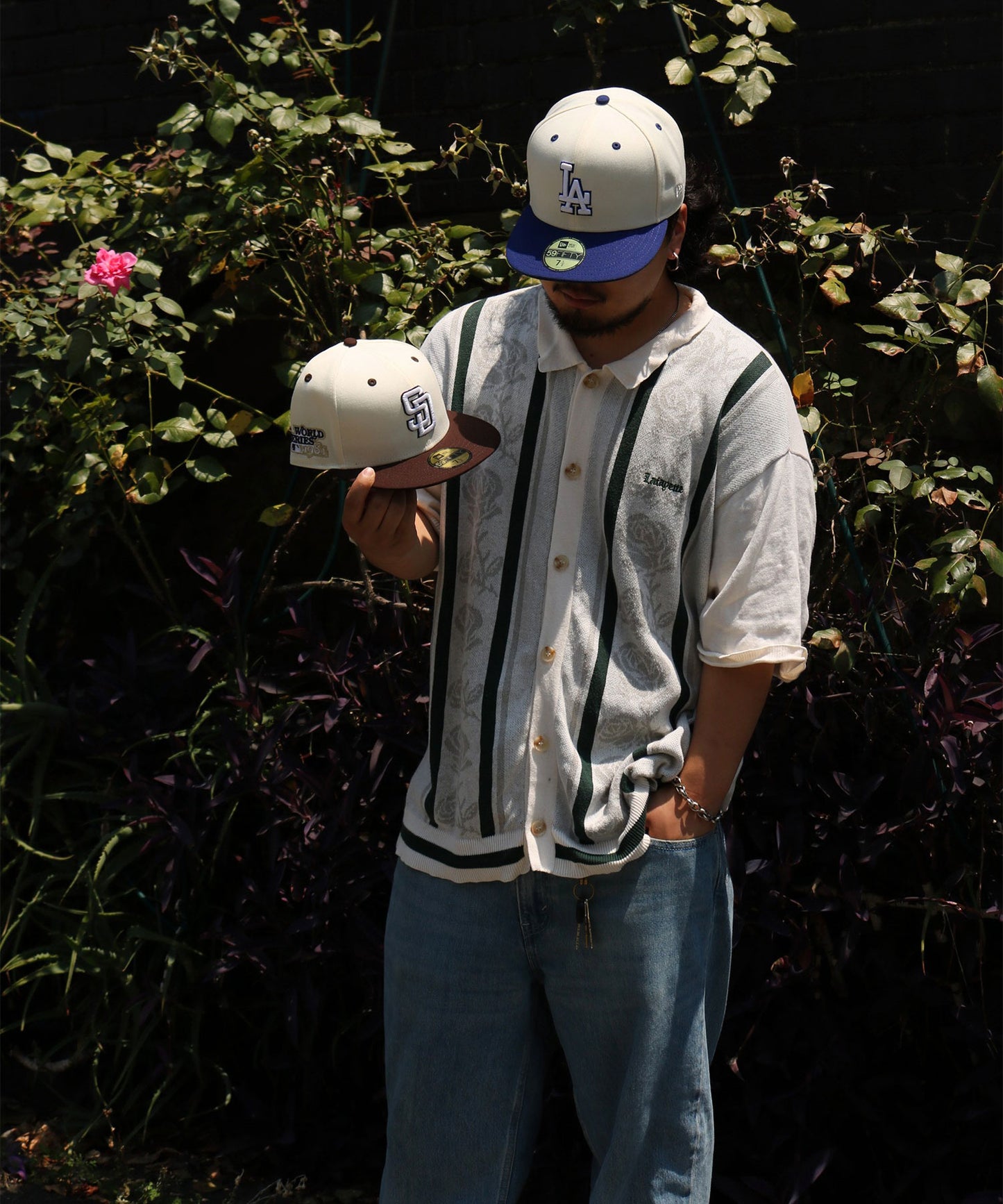 NEW ERA LOS ANGELES DODGERS - 59FIFTY CO 1963 WS CHROME/DRYL 【70940904】
