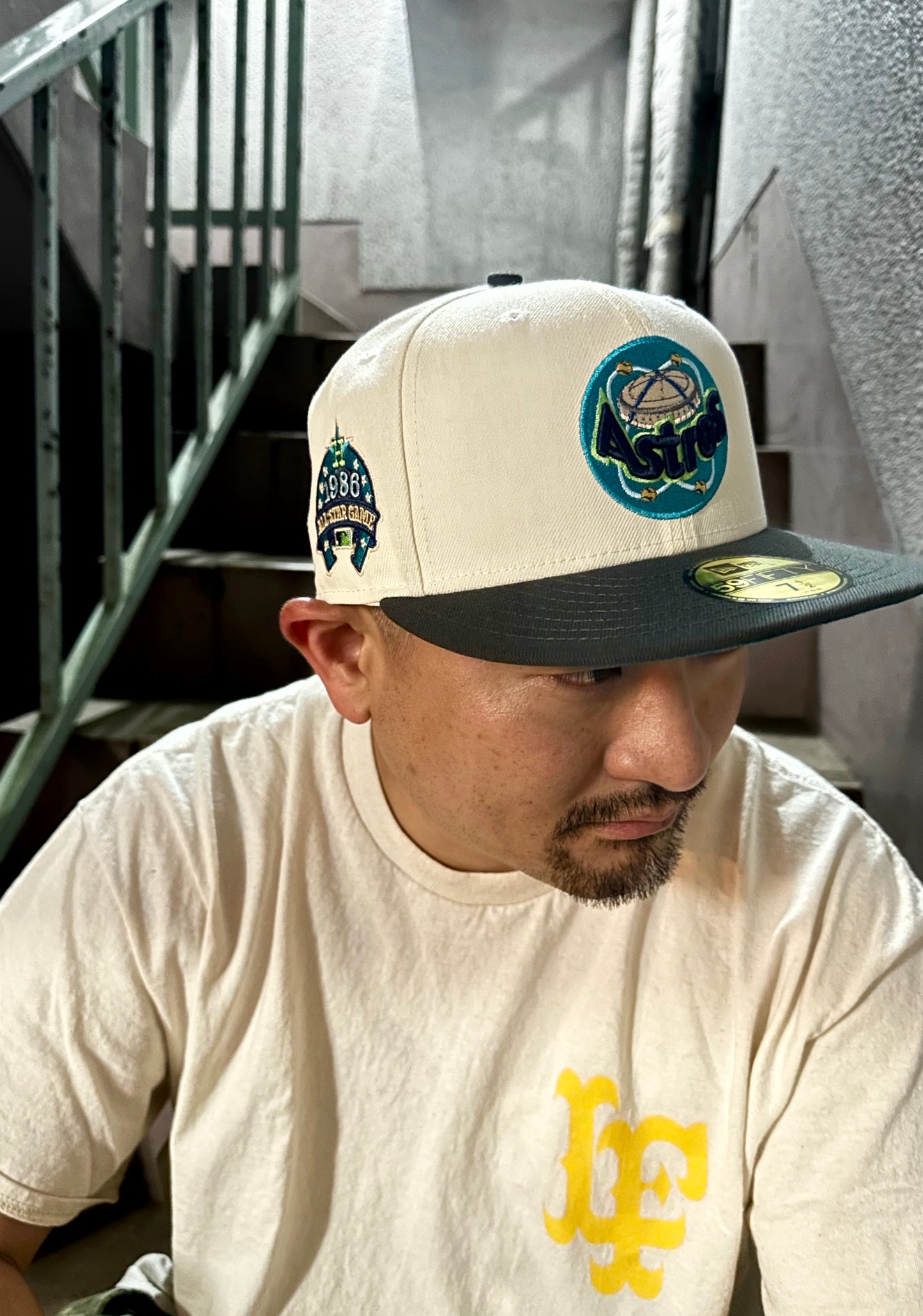 NEW ERA Houston Astros - 1986 ALL STAR GAME 59FIFTY CHROME/PEWTER【13953760】