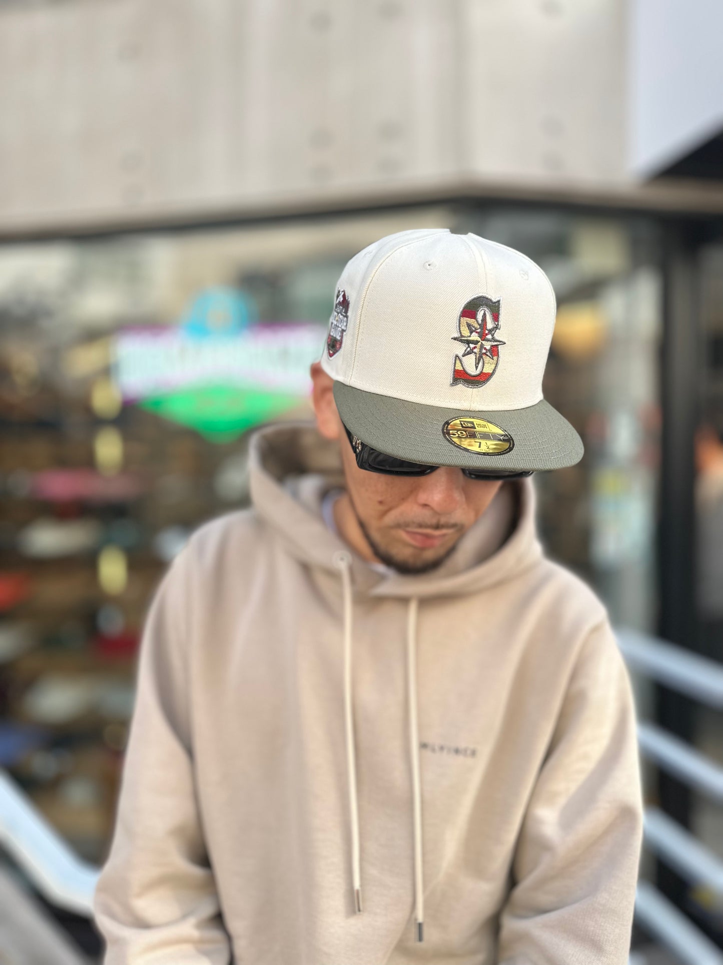 NEW ERA Seattle Mariners - 2023 ALL STAR GAME 59FIFTY CHROME/NEW OLIVE【14148786】