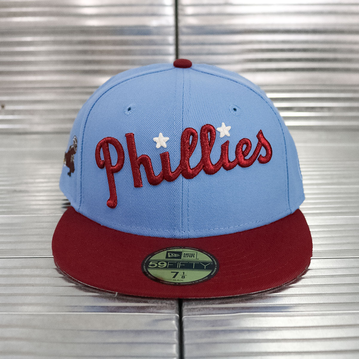 NEW ERA - Philadelphia Phillies Philly Pha0natic 59Fifty Sky Blue/Cardinal Red