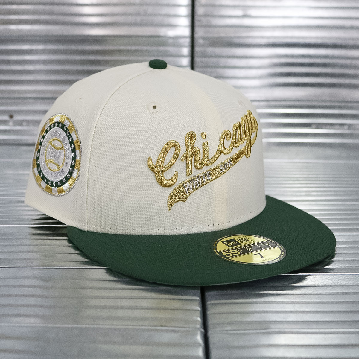 NEW ERA - Chicago White Sox 1942 ASG 59Fifty Chrome White Cilantro Green