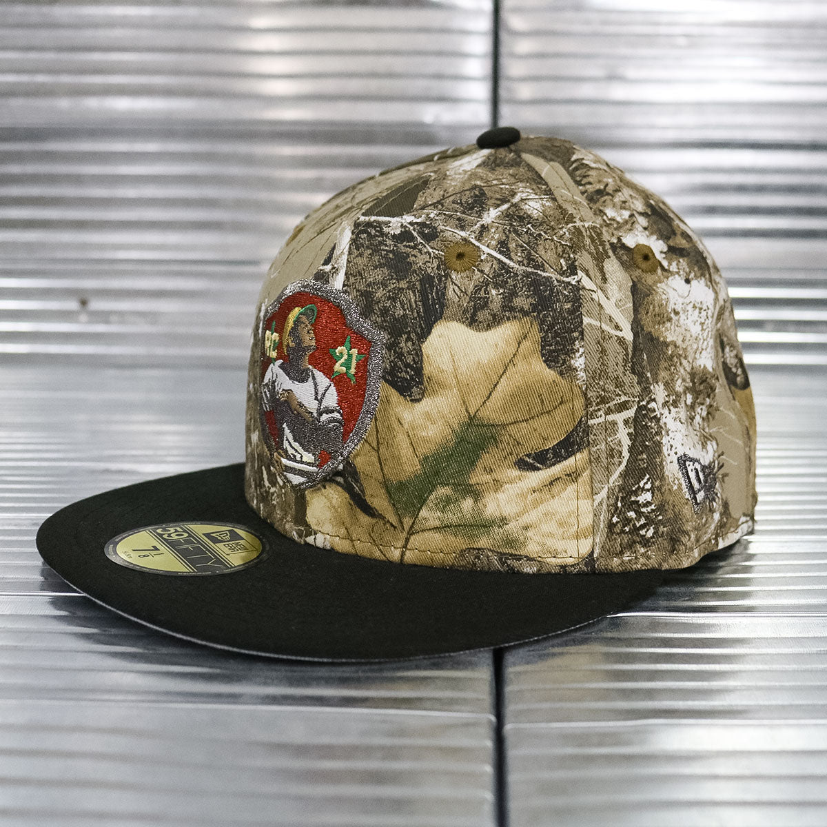 NEW ERA - Pittsburgh Pirates ROBERTO CLEMENTE 21 Nations 59Fifty RealTree BLACK