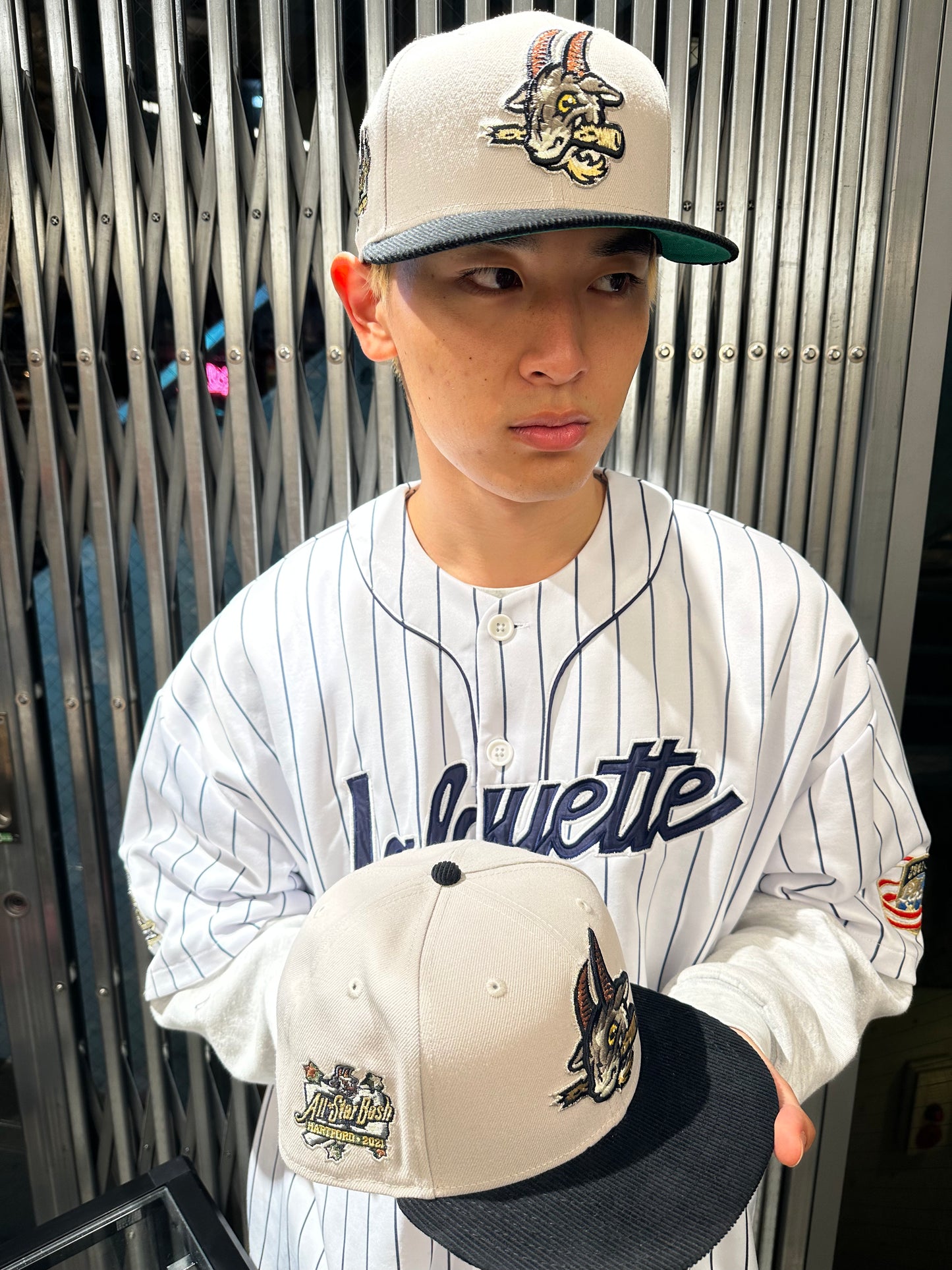 NEW ERA Hartford Yard Goats - ALLSTAR GAME 59FIFTY STONE/CORDUROY/BLACK【14148789】
