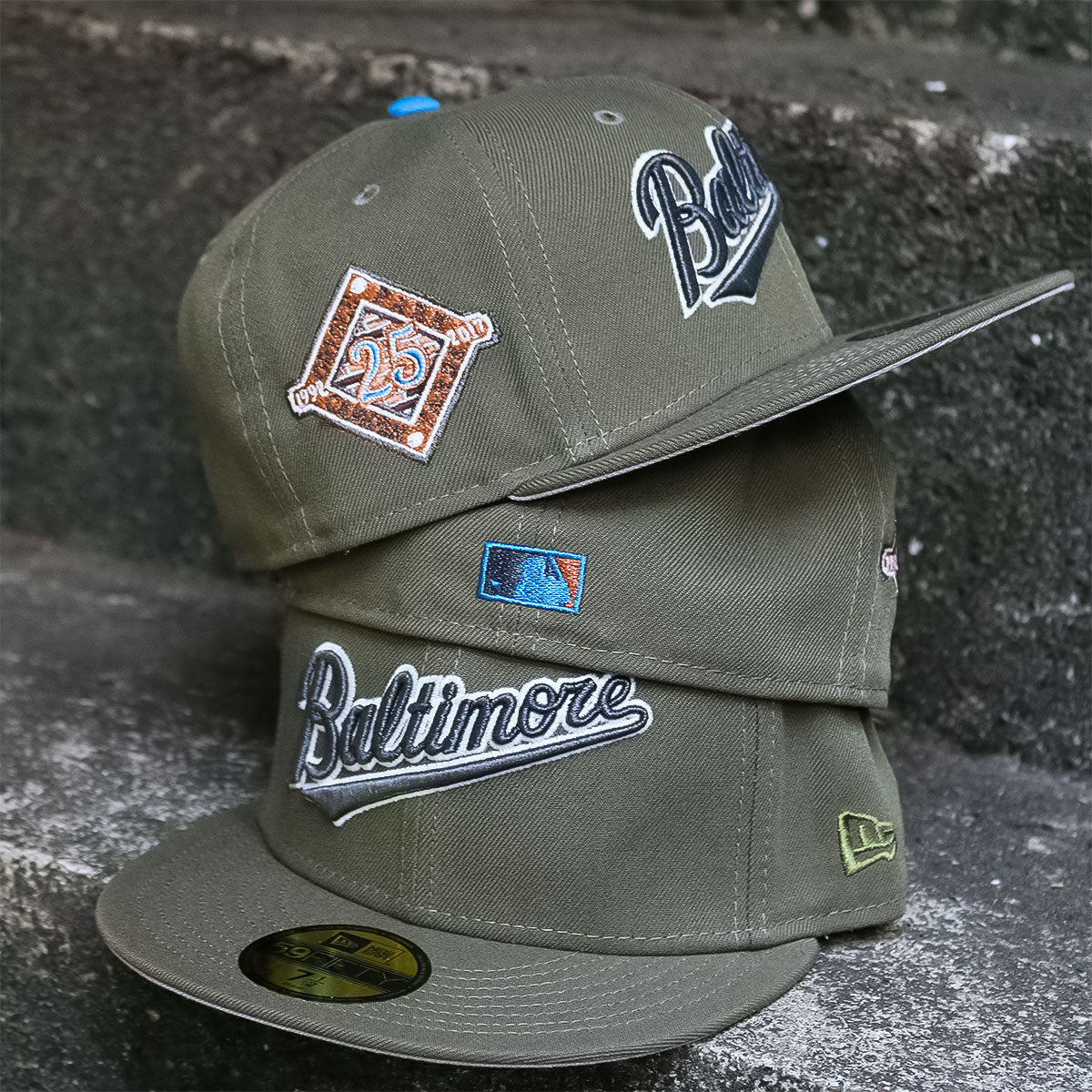 New Era - Baltimore Orioles 25th Anniversary 59Fifty Green Bark