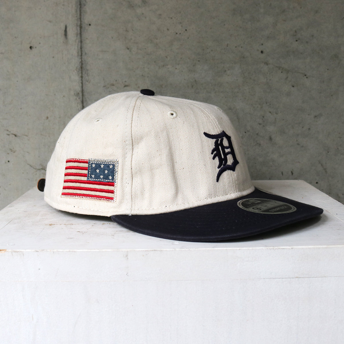 NEW ERA - Detroit Tigers RC 9Fifty Americana Hrbon White/Black【60772889】