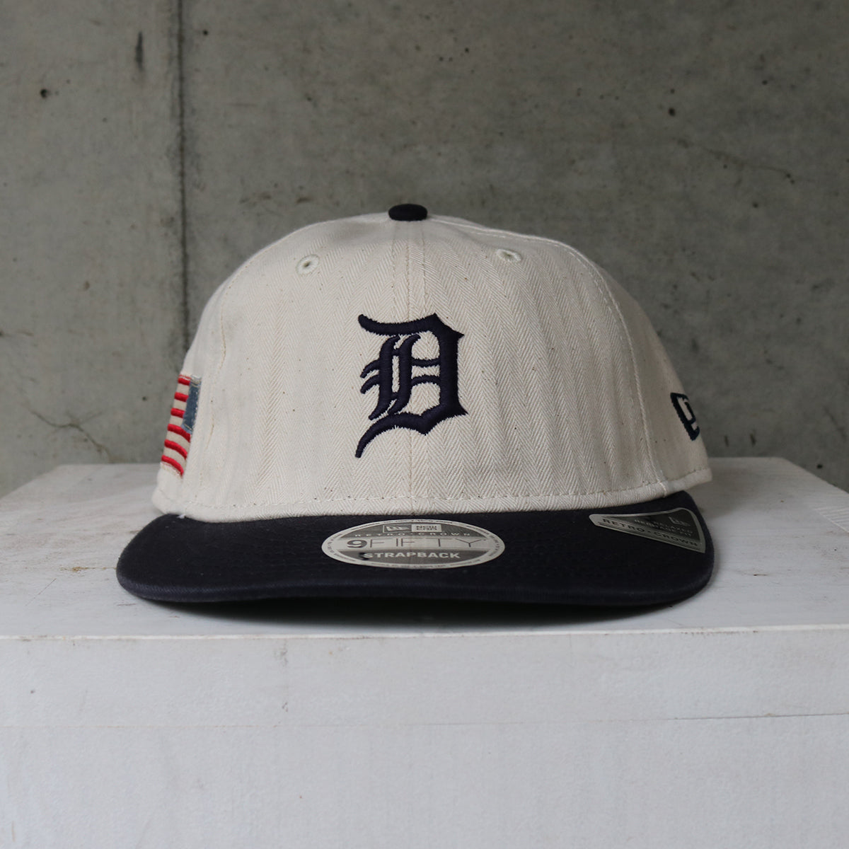 NEW ERA - Detroit Tigers RC 9Fifty Americana Hrbon White/Black【60772889】