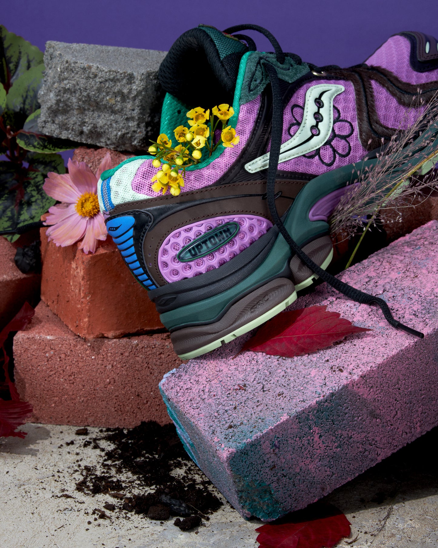 SAUCONY - JaeTips X PROGRID TRIUMPH 4 "Perilla"【S70966-3】