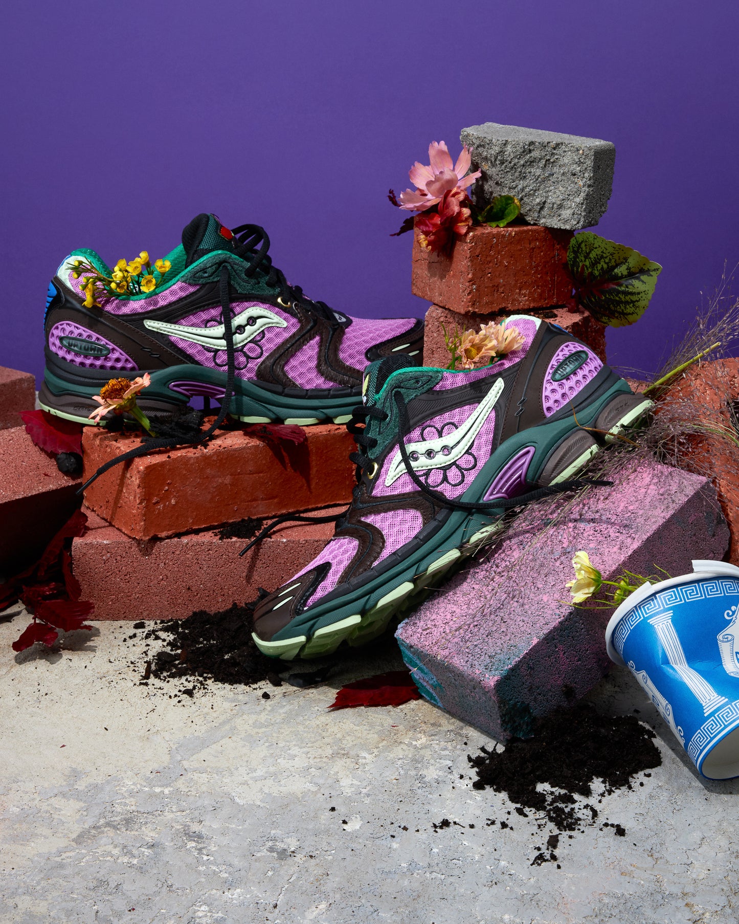SAUCONY - JaeTips X PROGRID TRIUMPH 4 "Perilla"【S70966-3】