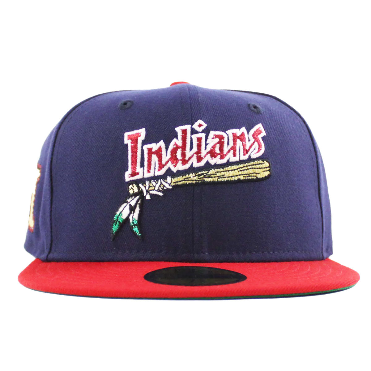 NEW ERA 金斯頓印地安人隊 - 59FIFTY INDIANS 貼片海軍猩紅色