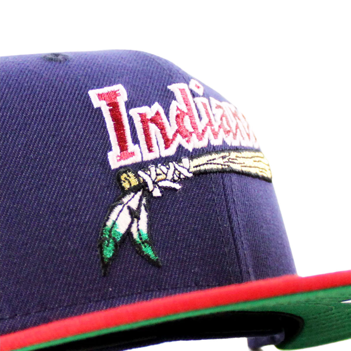 NEW ERA 金斯頓印地安人隊 - 59FIFTY INDIANS 貼片海軍猩紅色