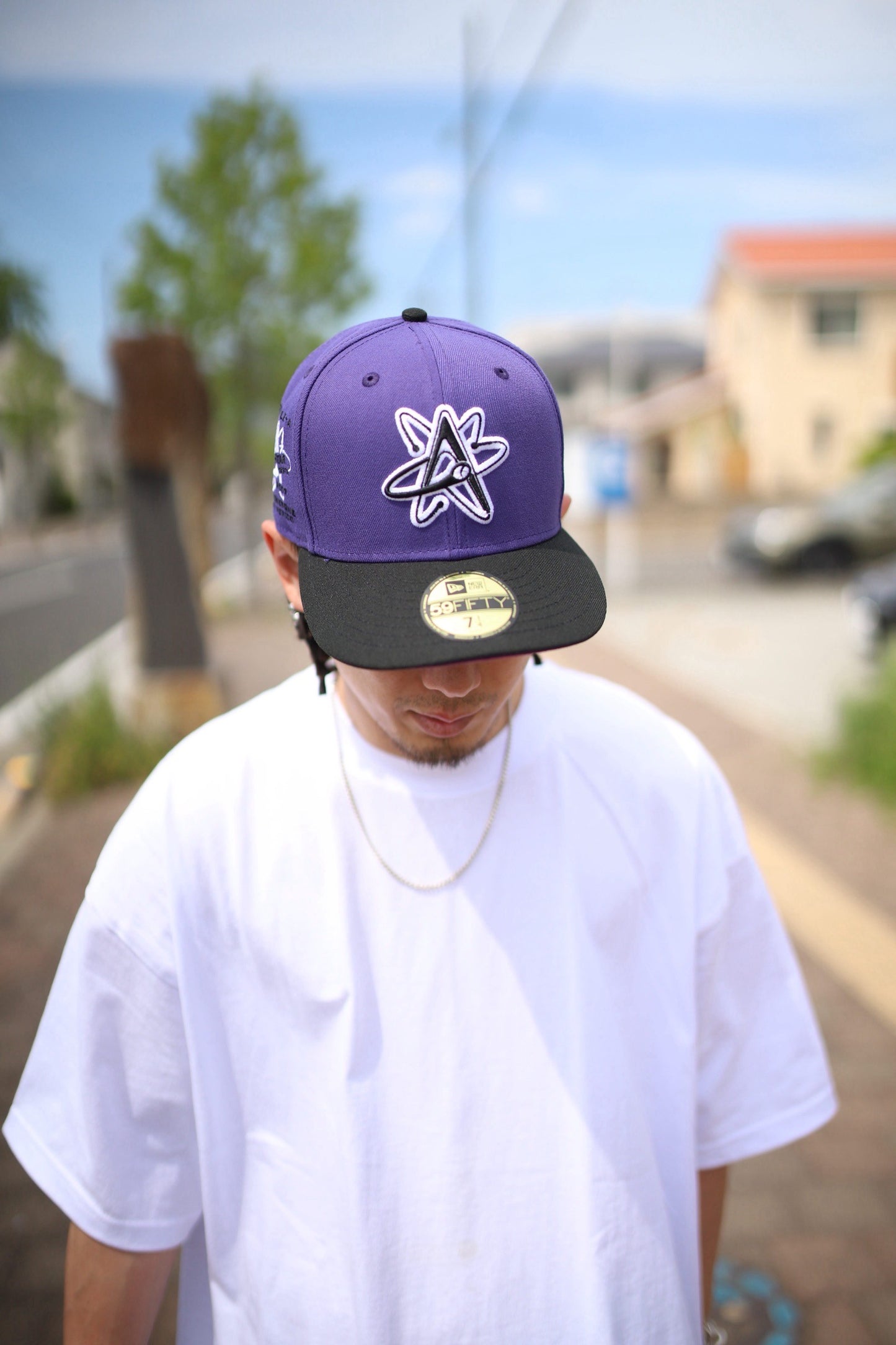 NEW ERA - ALBUQUERQUE ISOTOPES CO 2007 ASG 59FIFTY PURPLE/BLACK【70930111】-