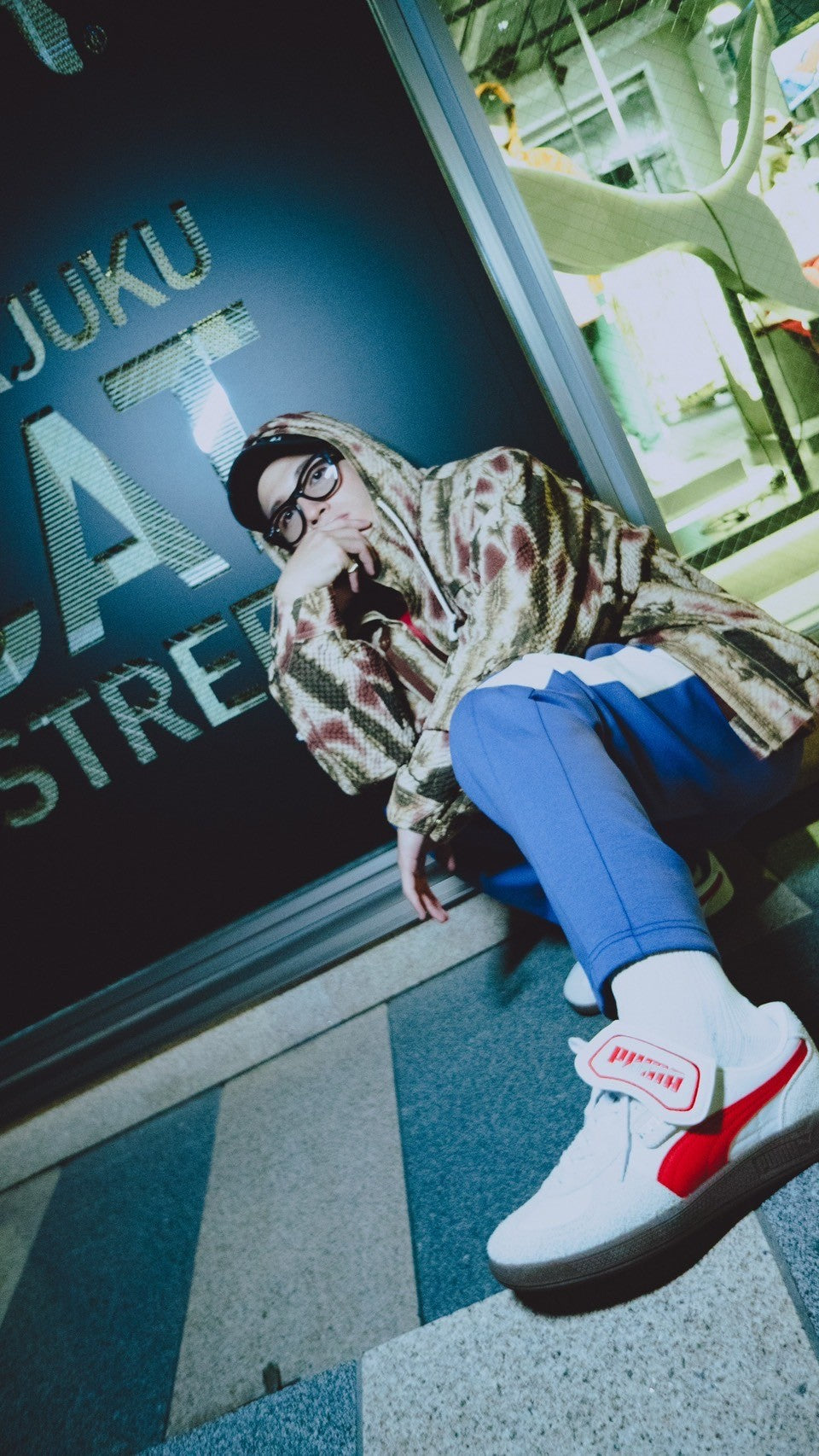 PUMA - PALERMO PREMIUM DR.SWAG 01PUMA WHITE/RED【403442-01】