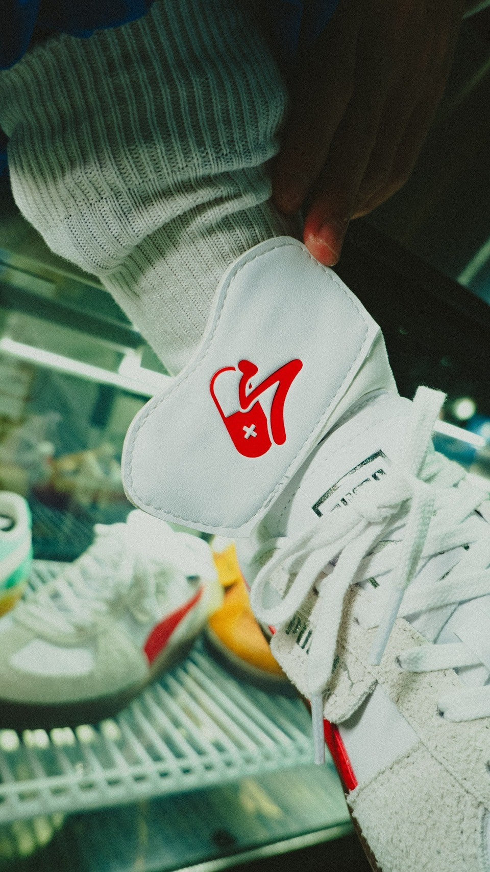 PUMA - PALERMO PREMIUM DR.SWAG 01PUMA WHITE/RED【403442-01】