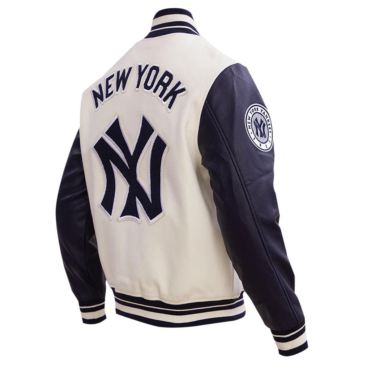 PRO STANDARD - New York Yankees RETRO CLASSIC RIB WOOL VARSITY JACKET【LNY635733】