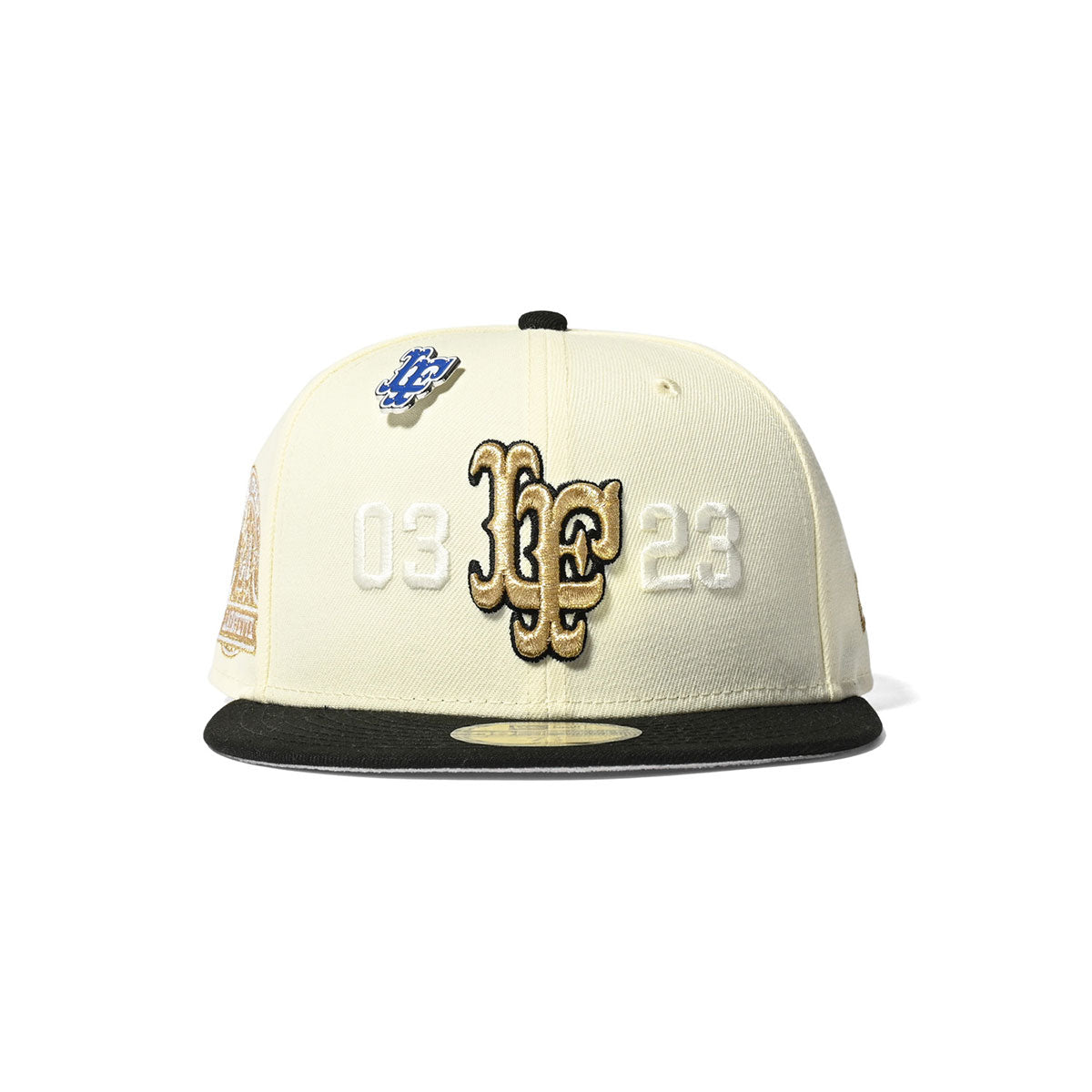 LFYT x NEW ERA LF LOGO 59FIFTY 20TH ANNIVERSARY LS231405 NATURAL×BLACK