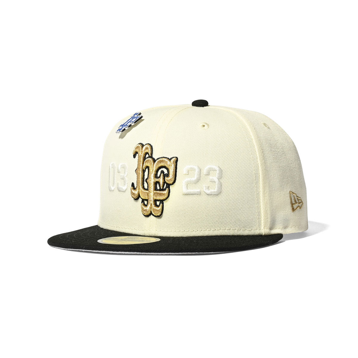 LFYT x NEW ERA LF LOGO 59FIFTY 20TH ANNIVERSARY LS231405 NATURAL×BLACK