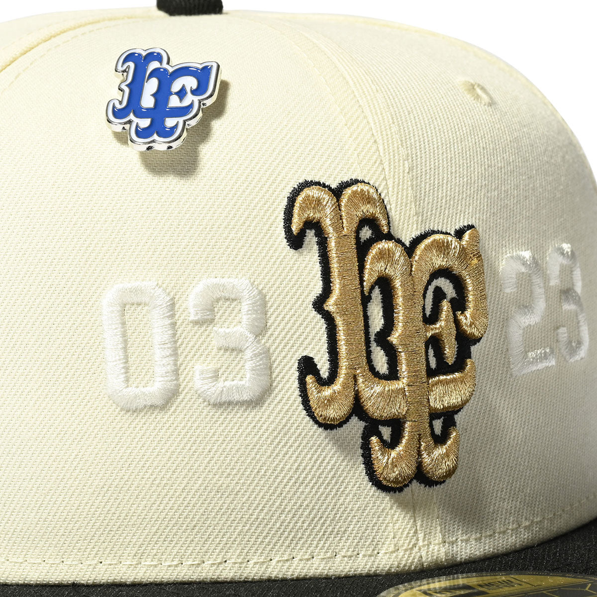 LFYT x NEW ERA LF LOGO 59FIFTY 20TH ANNIVERSARY LS231405 NATURAL×BLACK