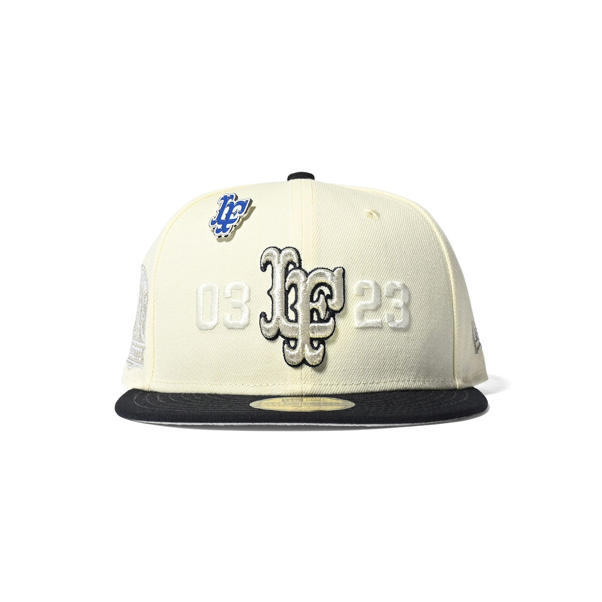 LFYT x NEW ERA LF LOGO 59FIFTY 20TH ANNIVERSARY LS231405 NATURAL×NAVY