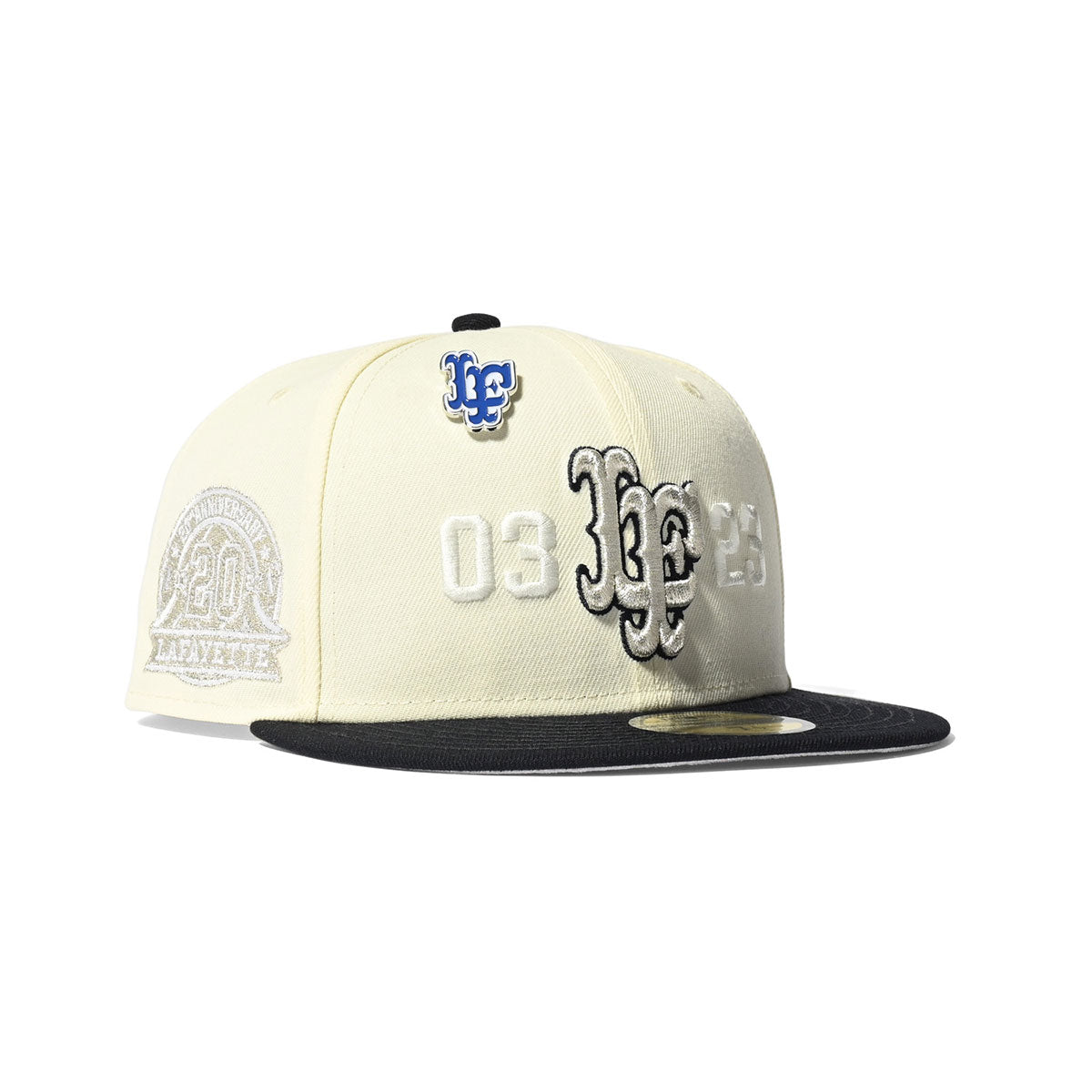 LFYT x NEW ERA LF LOGO 59FIFTY 20TH ANNIVERSARY LS231405 NATURAL×NAVY