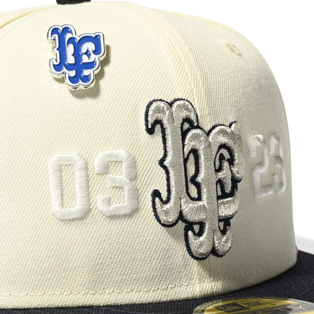 LFYT x NEW ERA LF LOGO 59FIFTY 20TH ANNIVERSARY LS231405 NATURAL×NAVY