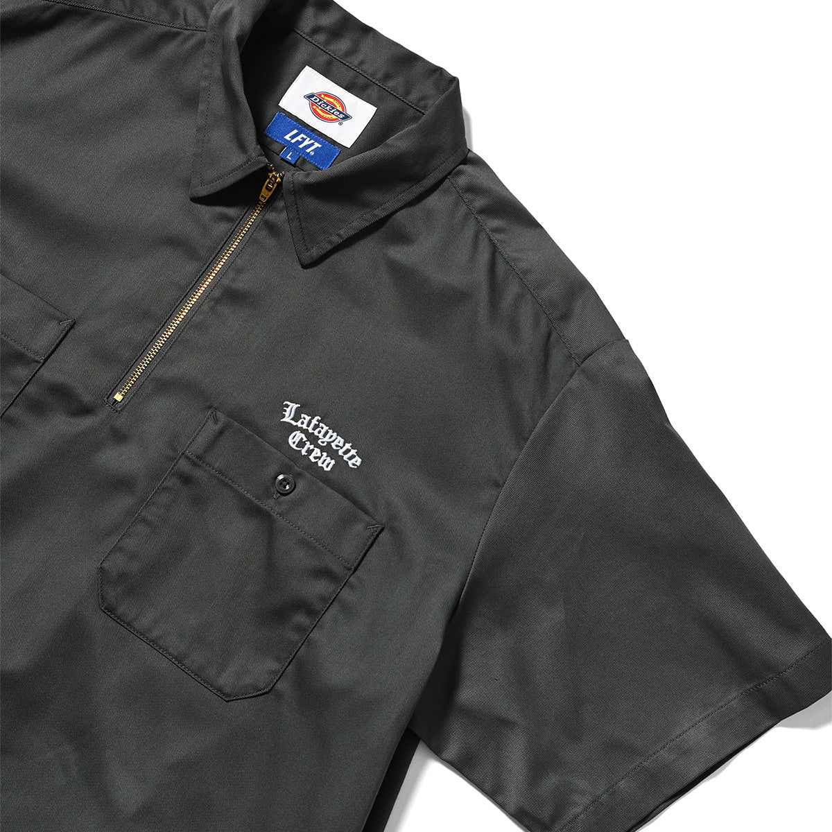 LFYT - DICKIES × LFYT HALF ZIP WORK SHIRT 【LS250203】