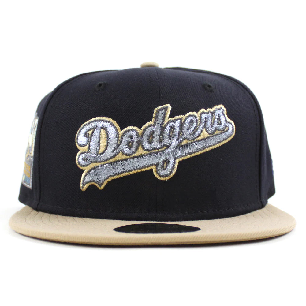 NEW ERA 洛杉磯道奇隊 - 50 週年紀念 59FIFTY 海軍駝色卡其色