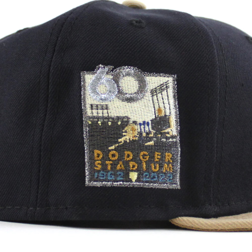 NEW ERA 洛杉磯道奇隊 - 50 週年紀念 59FIFTY 海軍駝色卡其色