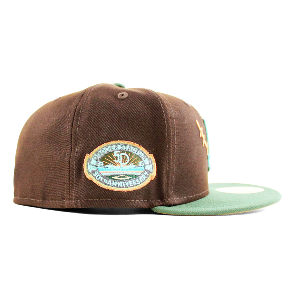 NEW ERA Los Angeles Dodgers - 59FIFTY 50TH ANV ZOMBIE PACK BURNT WOOD