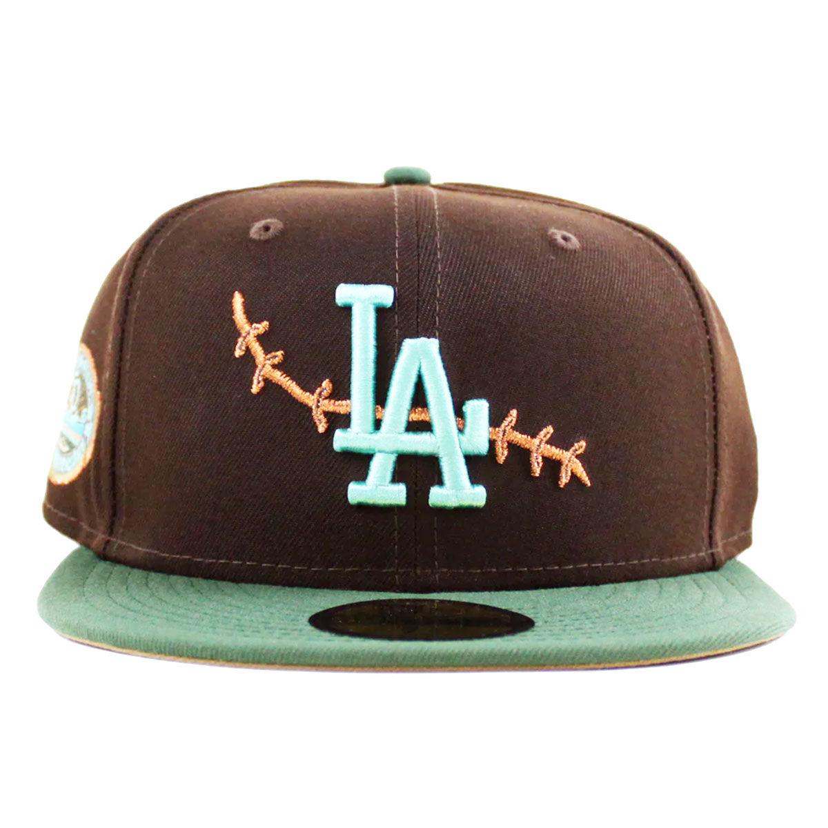 NEW ERA Los Angeles Dodgers - 59FIFTY 50TH ANV ZOMBIE PACK BURNT WOOD
