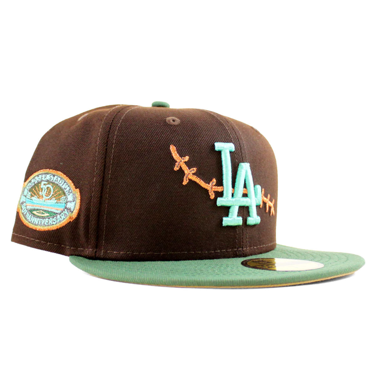 新時代洛杉磯道奇隊 - 59FIFTY 50TH ANV 殭屍包燒木