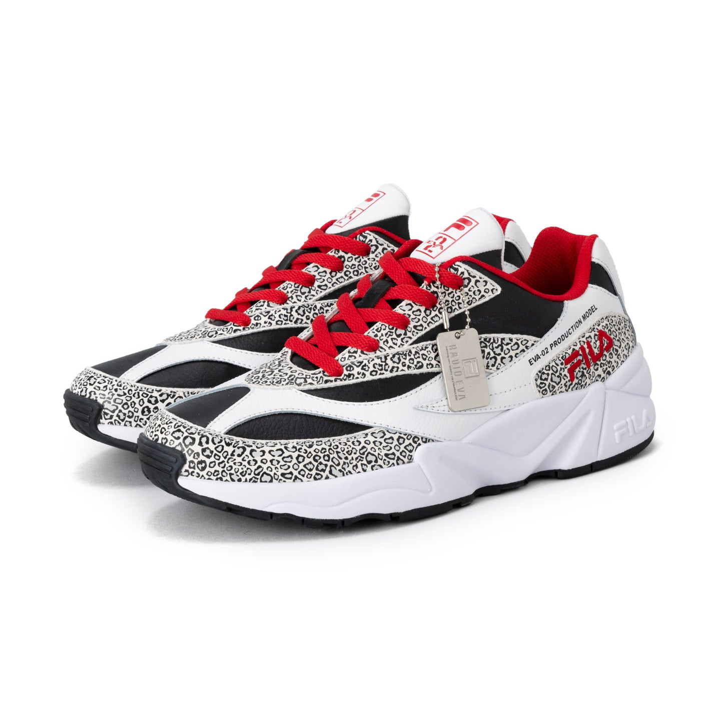 FILA - RADIO EVA "THE 30" C004 FILA VENOM EVANGELION LIMITED EVA-02 "WHITE/BLACK/RED"【MFW25083-113】