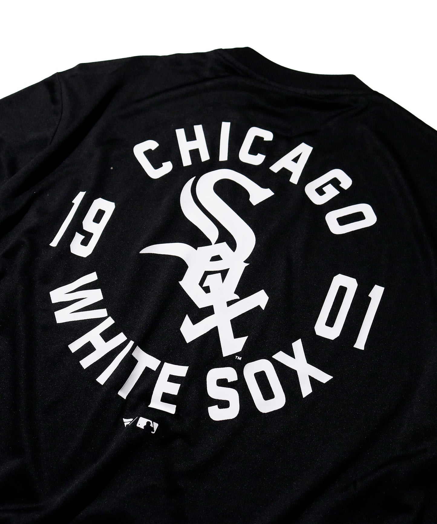 Fanatics - CHICAGO WHITE SOX MLB BACK CIRCLE LOGO S/S ACTIVE DRY TEE BLK 【ML0126SS0002】