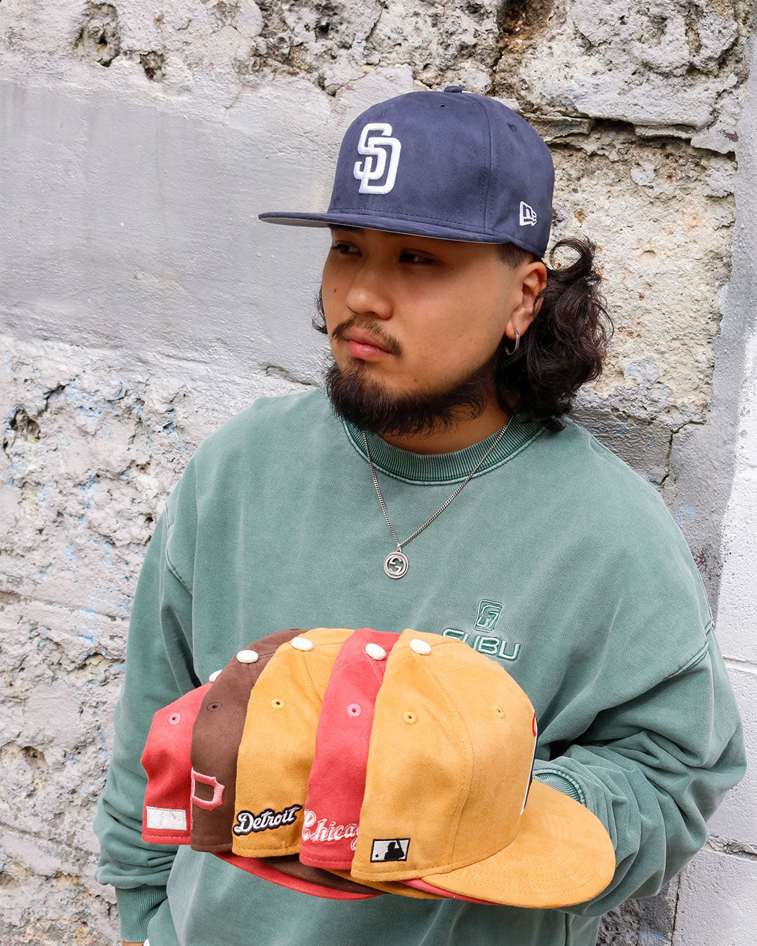 NEW ERA - San Diego Padres CO 59FIFTY SUEDE NAVY【14881994】