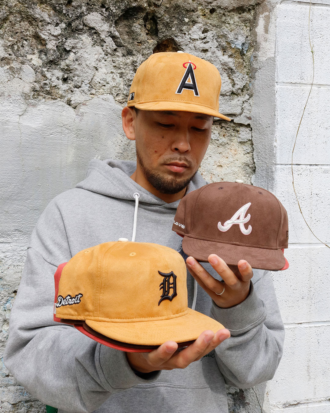 NEW ERA - California Angels CO 59FIFTY SUEDE CAMEL【14882005】