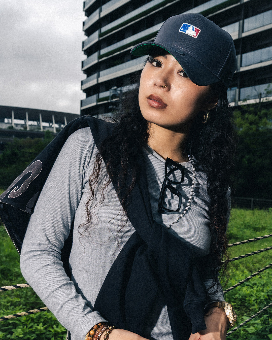 NEW ERA - MLB BATTER MAN LOGO CO 9FORTY A-Frame CHARCOAL【15354541】