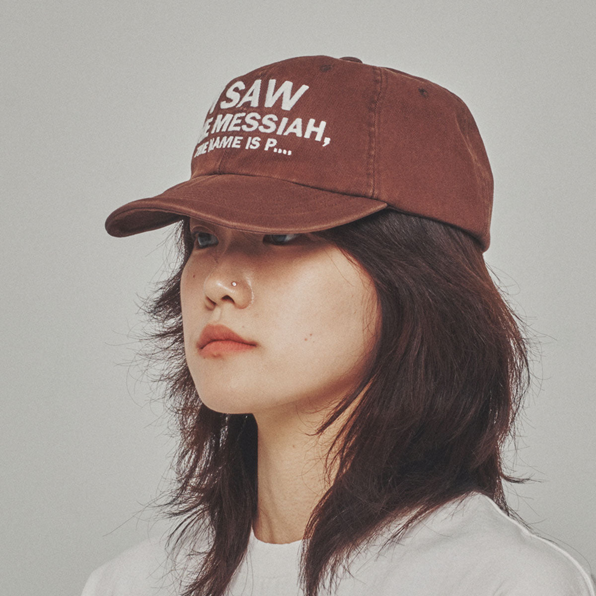 MY NAME IS PETER - 6 PANEL MESSIAH CAP BROWN