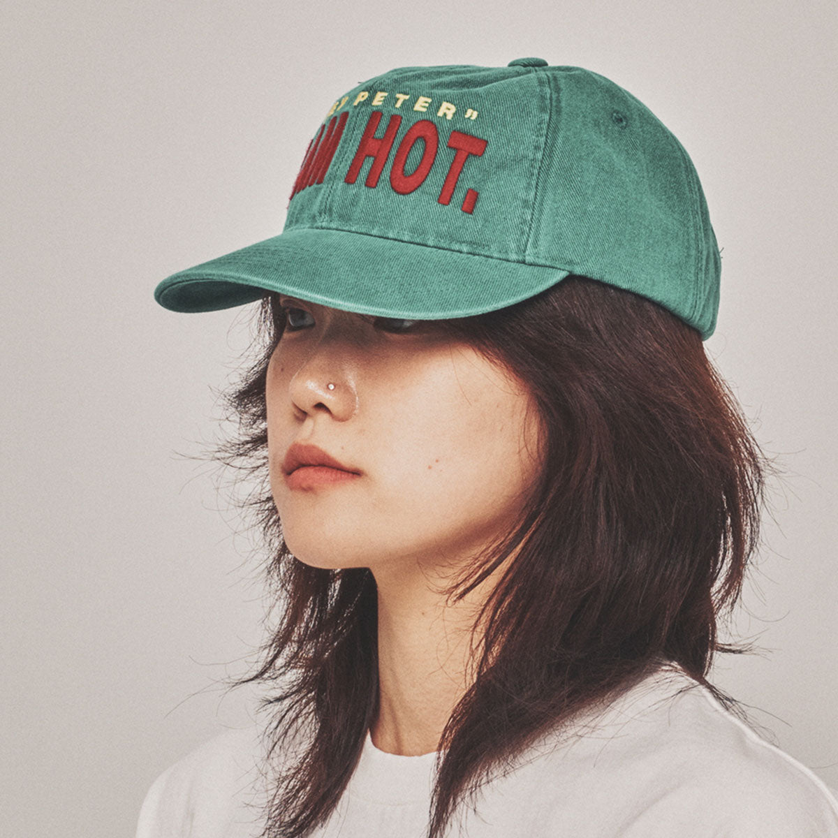 MY NAME IS PETER - 6 PANEL I AM HOT CAP GREEN