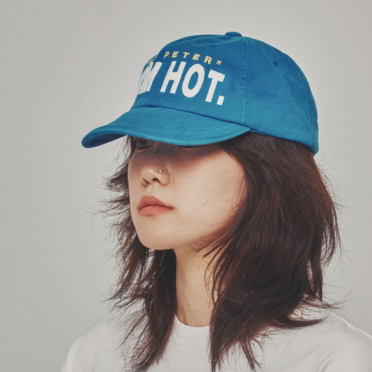 MY NAME IS PETER - 6 PANEL I AM HOT CAP BLUE